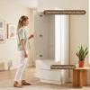 Bedroom Wardrobe, 2 Drawers, 2 Soft-Close Doors, Hanging Rail, 60 X 47 X 180 Cm, White