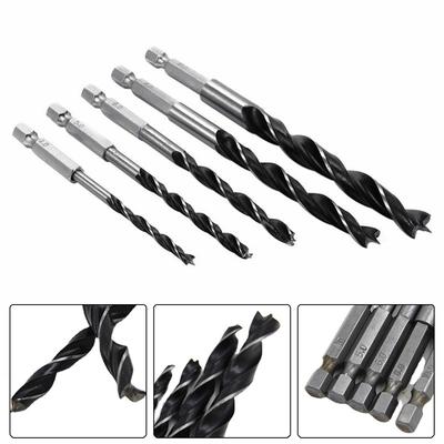 Three-pointed Drill Bits /5mm /8mm 4mm 5 Piece Set