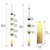 3 Bell 5 Bell Blessings Chimes Japanese Wind Chimes Traditional Zen-Garden Hanging Bell Meditation Decor Crisp Clear Melodic