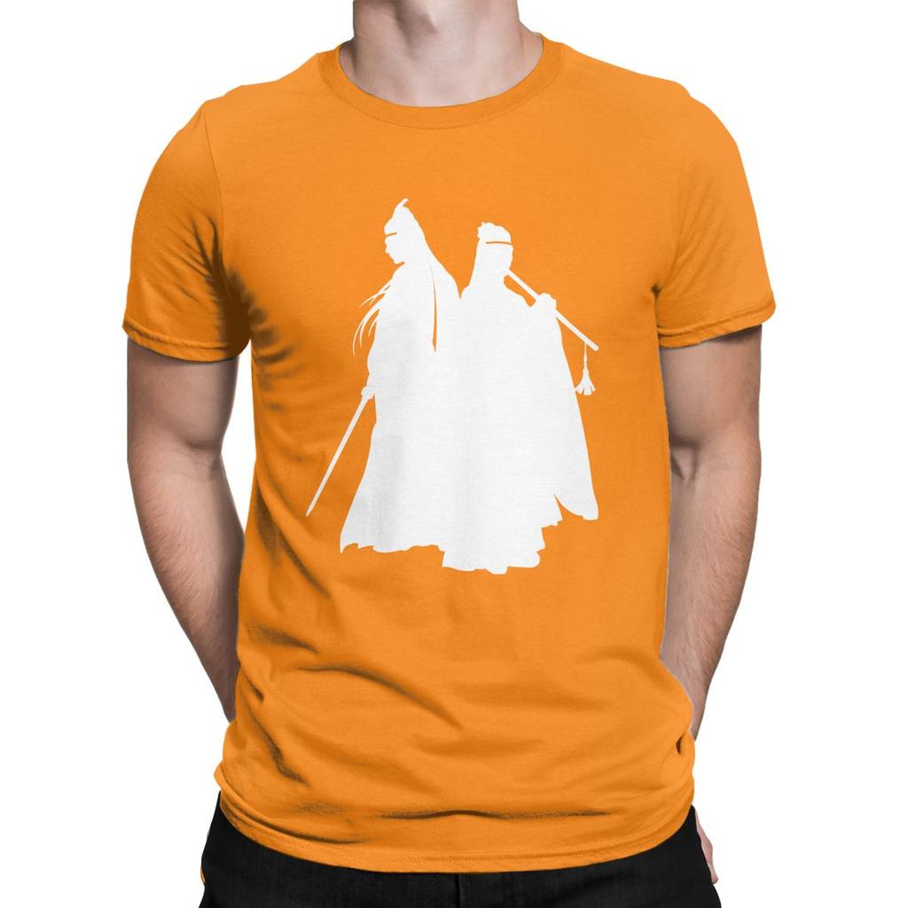 Hommes The Untamed Les Deux Jades de Lan T-shirt Wangji Wei Wuxian Vêtements en Coton Nouveauté