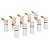 10 Pcs Banana Plugs 24K Copper Gold Plated Aluminum Case Right Angle Banana Plug for 4mm Speaker Cable Sound Jack