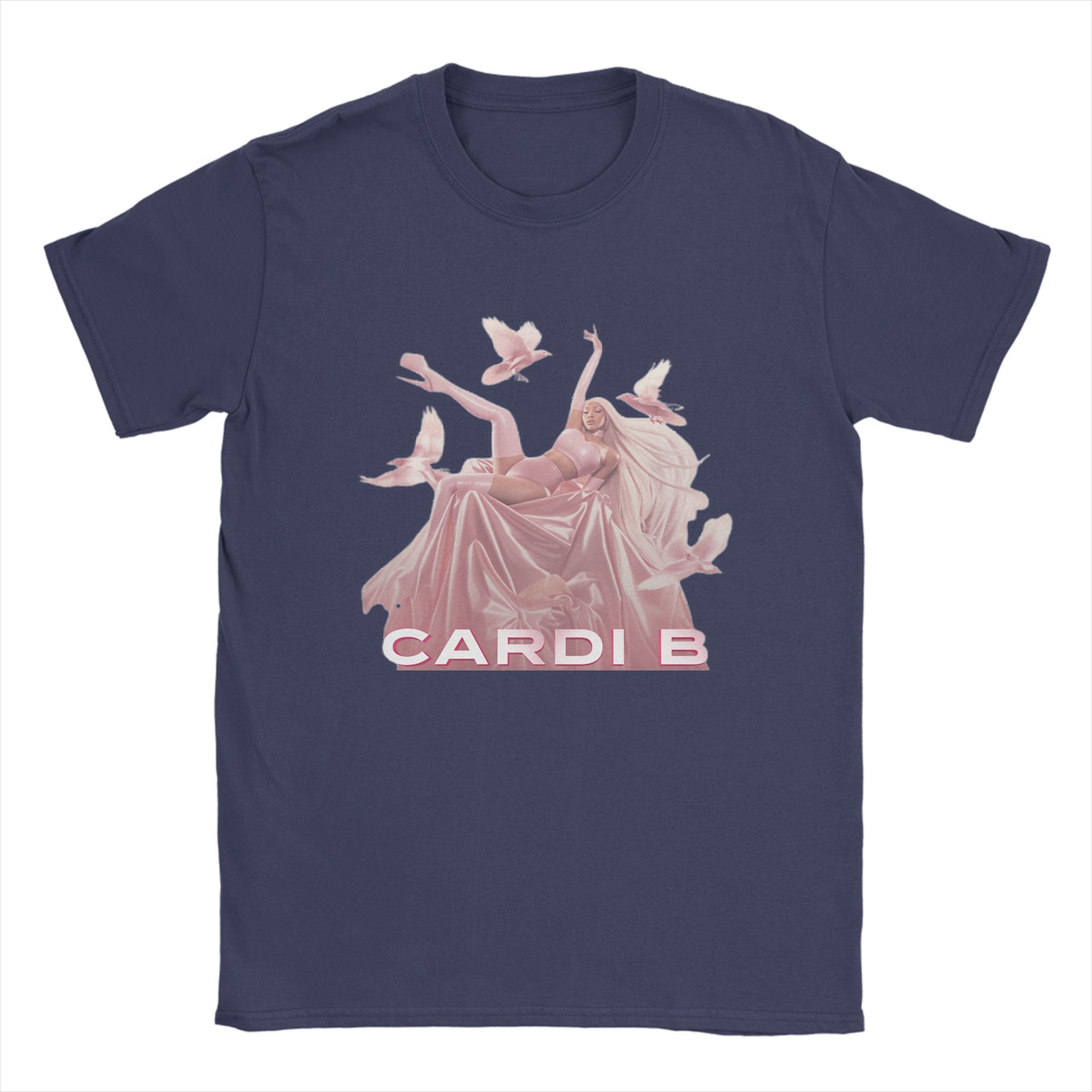 

Cardi B Am I The Drama 2026 Art Unisex T Shirt Casual Tees Short Sleeve Round Collar TShirt Pure Cotton Summer Clothes 4XL