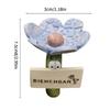 Insect Drinker Resin Simulated Flower Shaped Insect Drinking Tool Bee Drinkers Butterfly Drinking Cups for Wild Bees and Insects