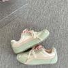 Popular Barbie Pink Board Shoes Women's 2025 New Platform White Shoes Korean Versatile Niche Shoes Dexun Shoes