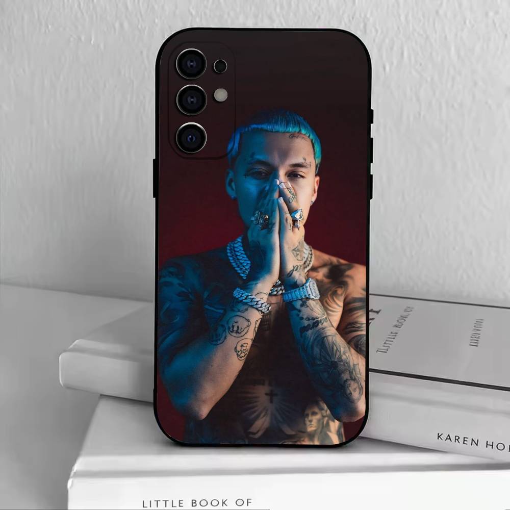 BC-Rapper Blessd Cantante Phone Case For Samsung S25,S24,S21,S22,S23,S30,Ultra,S20,Plus,Fe,Soft Silicone Black Cover