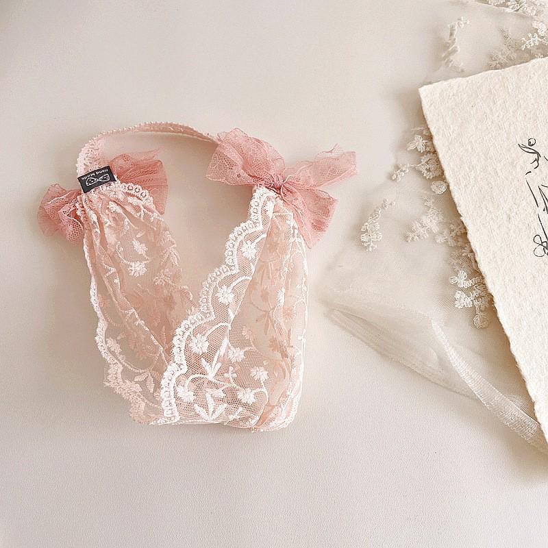 French Retro Princess Lace Pearl Lolita Headband & Hair Accessories