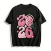 2026 New Year Knit Style Print Casual Top Pure Cotton T-shirt