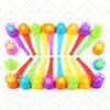 10-30 Stück Pfeifenbläserbälle Spielzeug für draußen Balance Training Pädagogisches Spielzeug Lernspielzeug für Geburtstagsfeier Mitgebsel Lustiges Geschenk