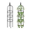 Treliça Obelisco Metal Suportes para Trepadeiras Internas Torre para Plantas Pátio Gramado Varanda Treliça Para Clematis Jasmim Ervilhas Doces Exterior