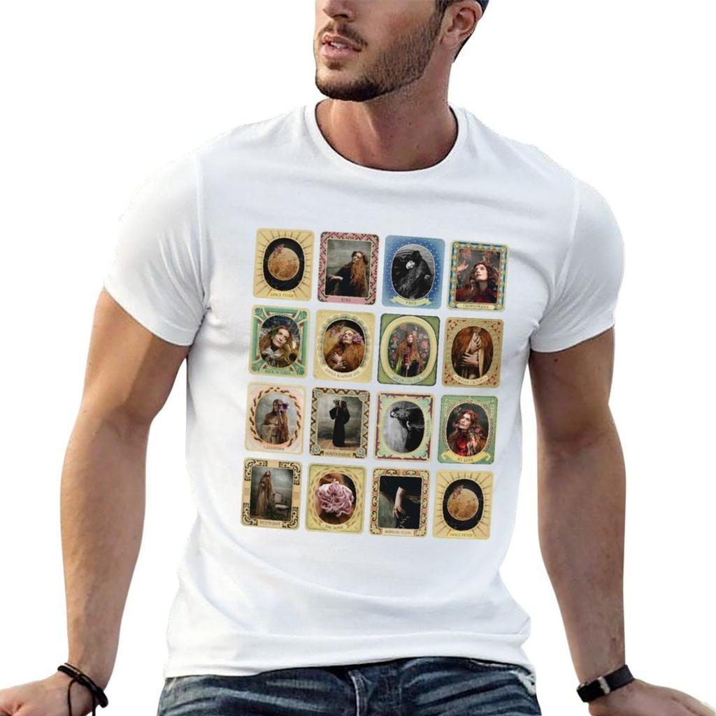 Florence The Machine Dance Fever Tarot Cards Tshirt T Shirts Cotton 100 T Shirt Personalised Unisex Graphic T Shirt Tshirt