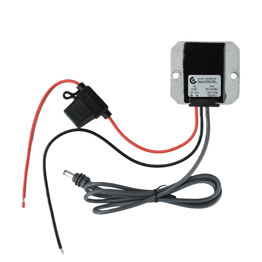 DC 9-28V auf DC 30V 3,5A Aufwärtswandler Stromkabeladapter IP68 wasserdicht Step-Up-Netzteilmodul für Starlink Mini Power
