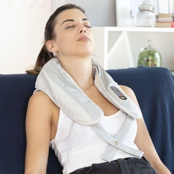 Heated Massager Thermal Cervical Massage Shoulders Back Legs