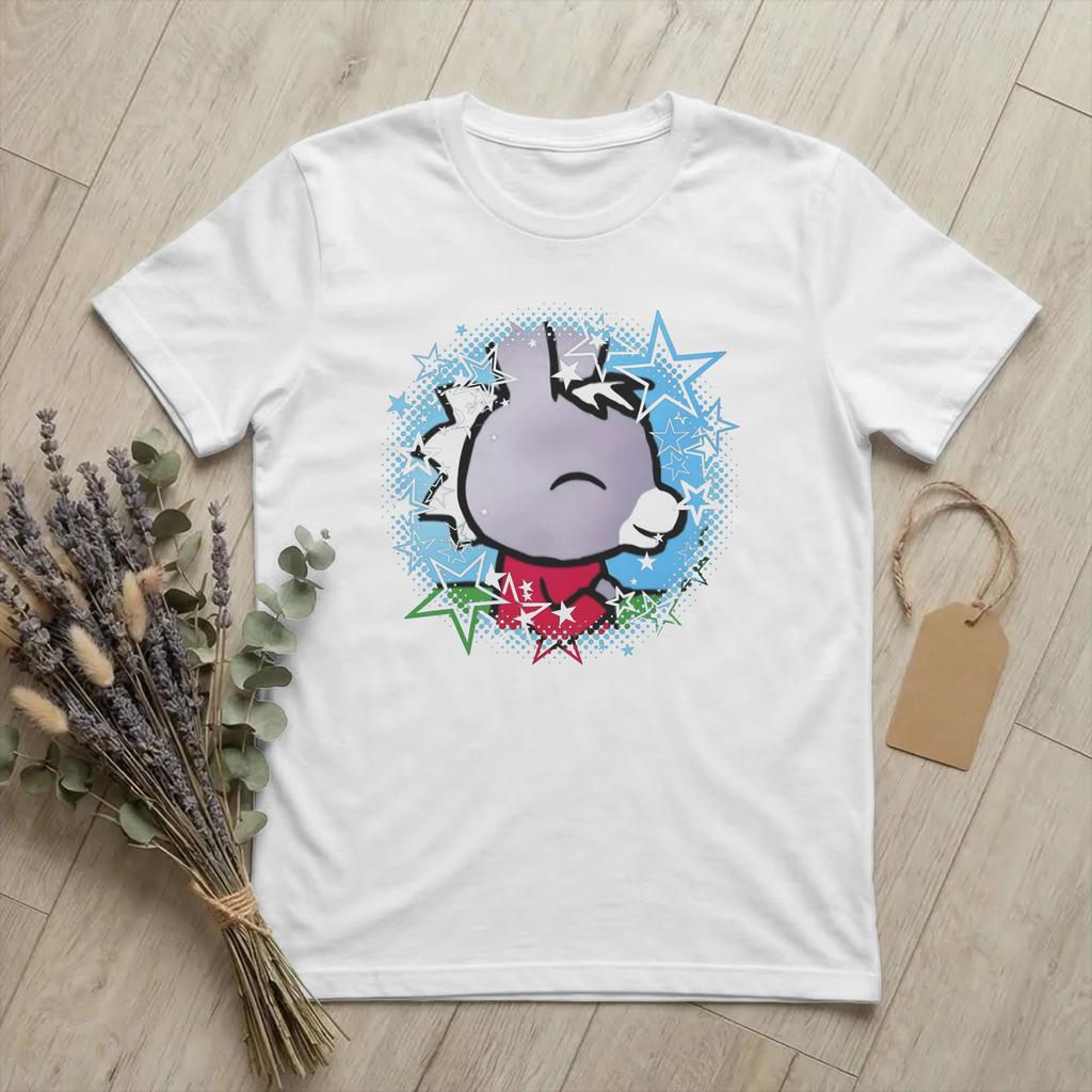 Trotroes Cute Donkey Cartoon Unisex T Shirt Learning Adventure Vintage Tee Shirt Short Sleeve Crewneck TShirt Cotton Summer Tops