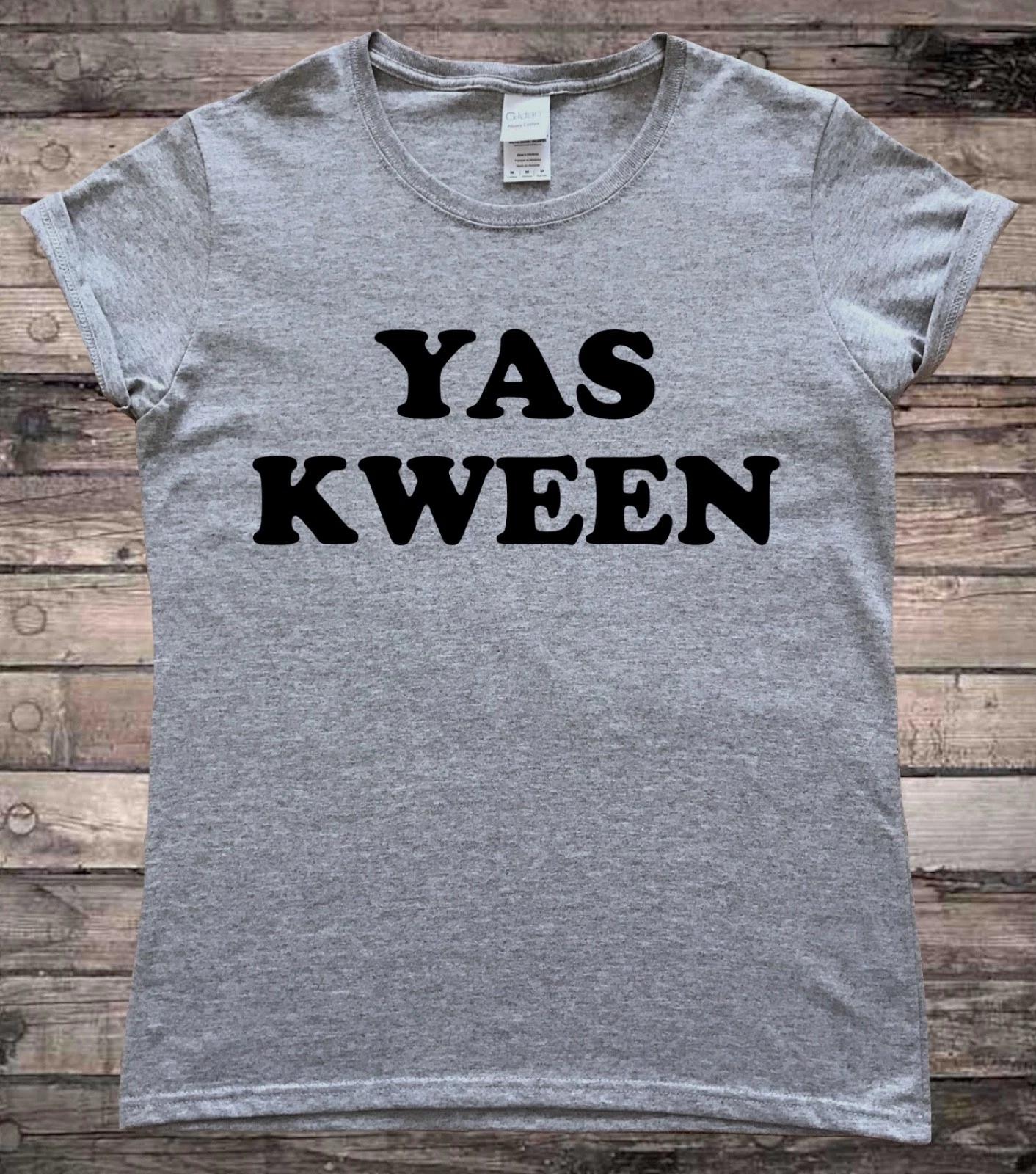Yas Kween Feminist Slogan T-Shirt 3XL