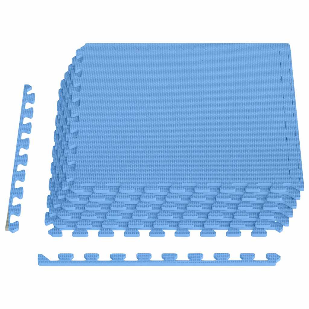 Floor Mats 6 pcs 2.16 m² EVA Foam Blue