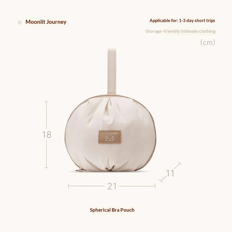 

Горячая сумка для хранения нижнего белья в форме шара, дорожная сумка для хранения облегающей одежды, бюстгальтеров, трусов, носков, для упаковки и организации белый