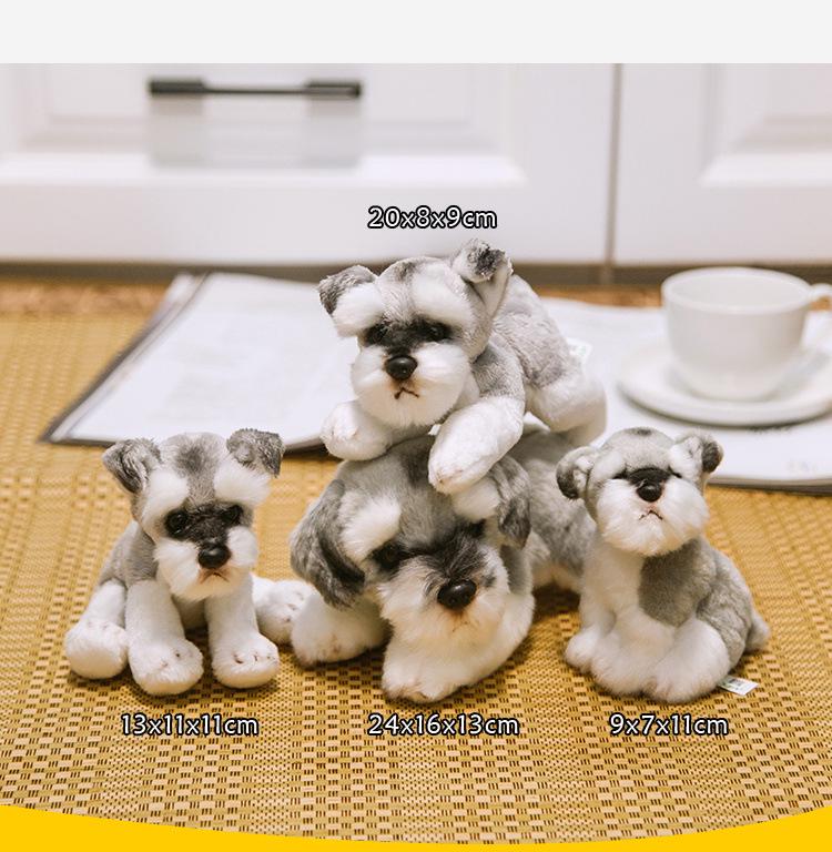 Realistic Plush Toy Dogs: Maltese, Bichon Frise, Labrador, Tibetan Mastiff - Perfect Birthday Gift