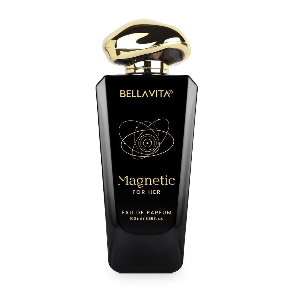 Bellavita Magnetic Perfume EDP 100ml For Men And Women Long Lasting Luxury Scent With Cherry Jasmine Rose Sweet Floral Fragrance