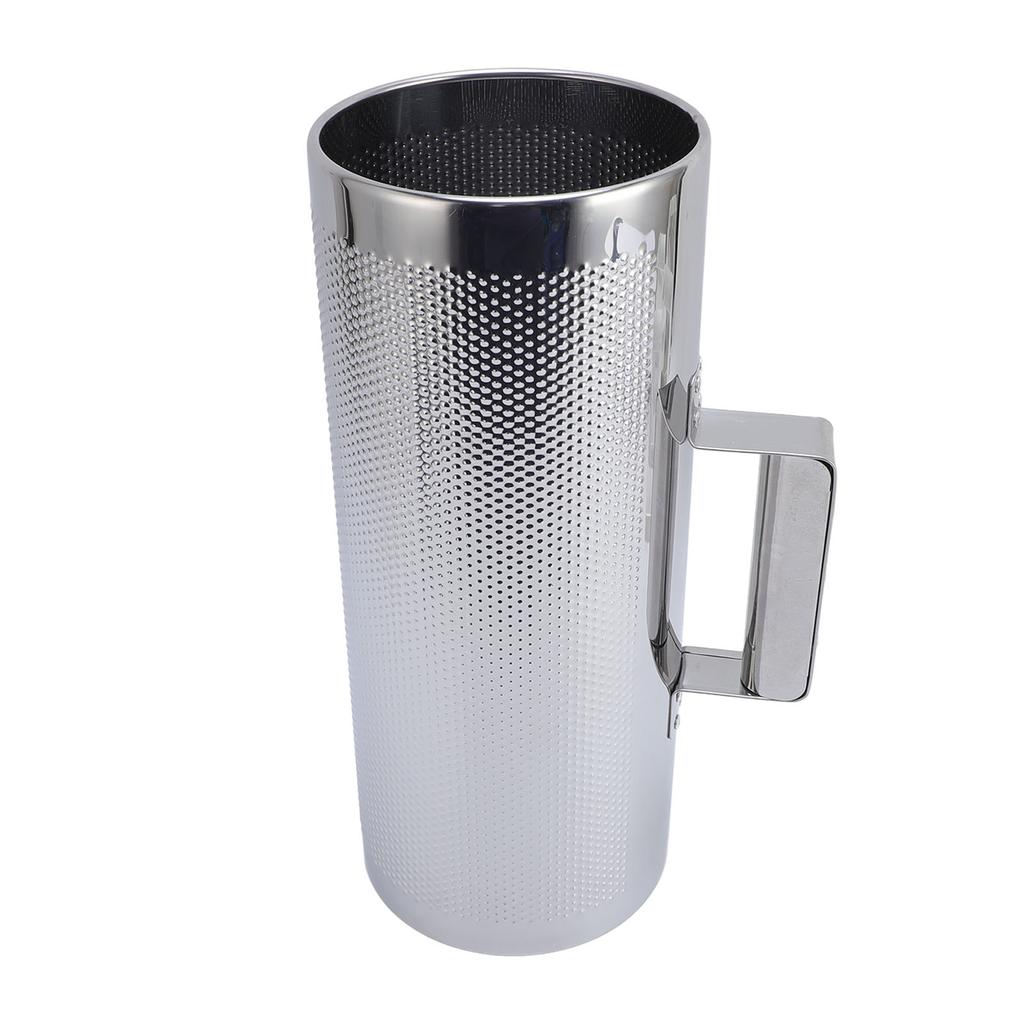 Guiro Instrument 32x13cm Open Design Stainless Steel Guiro Shaker with Scraper for Jazz Band Concert Stage Performance