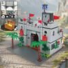 Medieval Cherbourg Castle Modular Buildings toy Creative Construction Castle Building Blocks Sets Bricks Toys Room Decor Gifts