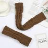 Fashion Autumn Winter Spring Fingerless Arm Warmers Wool Mittens Knitted Gloves Long Gloves