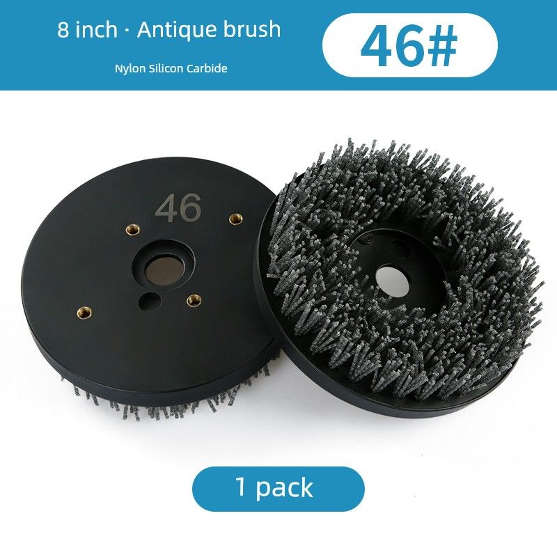 

Stone Antique Fickert Bush Hammered Fire Board Cleaning Brush 8-Inch Antique Surface Polishing Brush round Steel Rope Brush 8 inch 200mm antique brush 46#