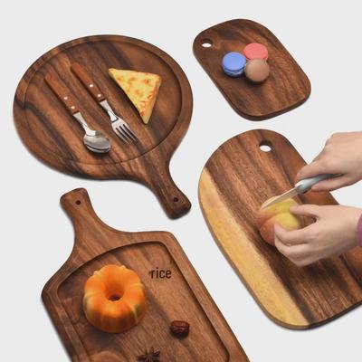 Tagliere Multiuso in Legno di Acacia: Pane, Alimenti per bambini, Frutta, Sushi, Pizza, Bistecca e Alimenti cotti