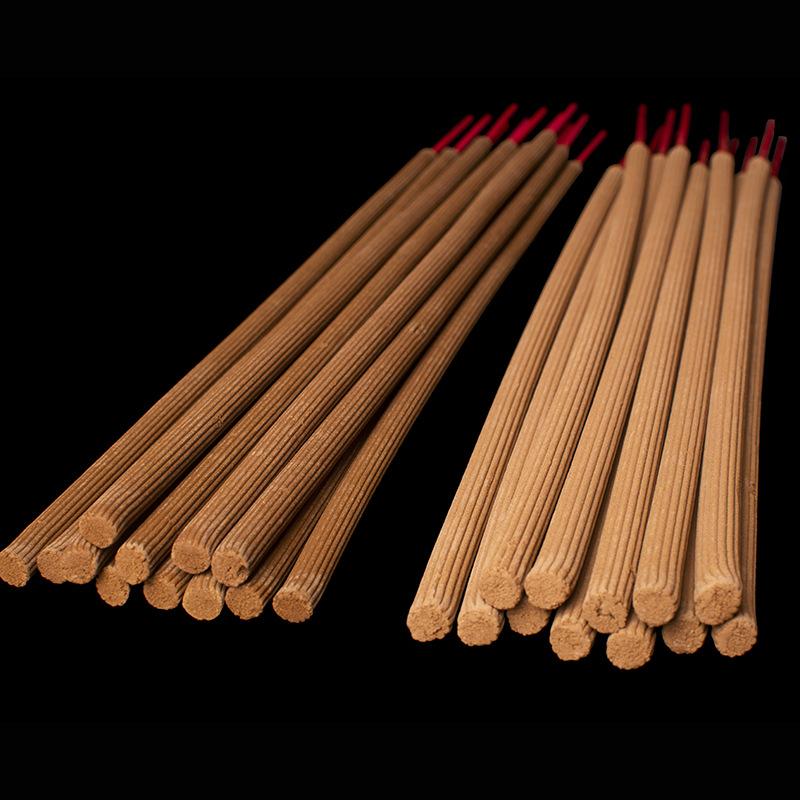 

48cm Natural Sandalwood Incense Sticks 12pcs/lot 70mm Width Temples Plus Size OUDH Bamboo Stick Incense God of Wealth Fragrance 12pcs sandalwood