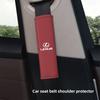 2PCS Car Seat Belt Cover Auto Shoulder Pad Interior Accessories For Lexus F SPORT RX300 IS200 IS250 ES350 Ct200h UX250h NX300h