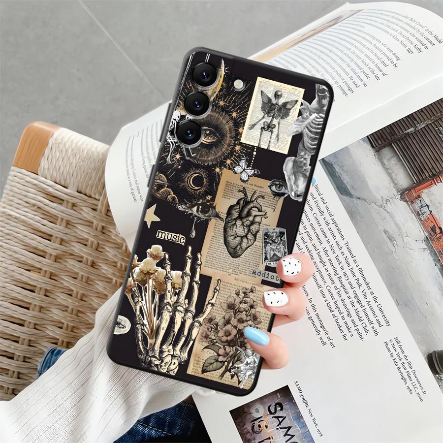 

Gothic Pattern Case for Samsung Galaxy A05 A25 A16 A52 A36 A73 A51 A57 A15 A37 A55 A23 A53 A17 A06 Phone Cover A41 A12 A70 A50 Galaxy A13 5G