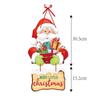 Paper Craft Christmas Door Hanger Oranments With Rope Christmas Party Supplies  New Year