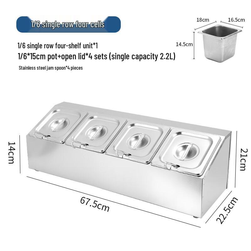 Commercial Stainless Steel Modular Food Pan and Rack Set