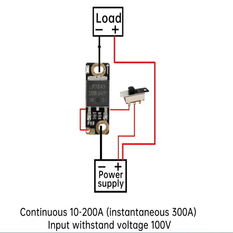 5-18V 160A Mini High Power Mos Trigger Switch Driver Module Field Effect Tube Pwm Regulation Electronic Switch Control Board