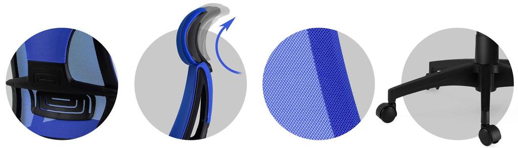Praga Office Chair With Micro Mesh