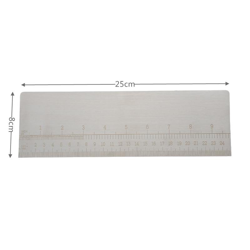 1pcs Stainless Steel Cake Scraper Double Sided Patterned Edge Pastry Comb Smoother Cake Decorating Tools for Mousse Butter Cream