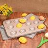 Easy Release Olive-shaped Muffins Mold Carbon Steel Baking Pan Bakeware Dessert Mold  DIY Dessert