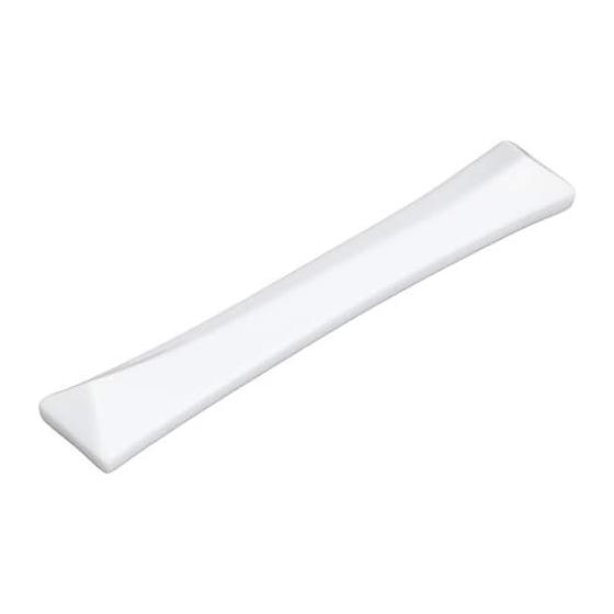 Yamani Chopstick Rest, White, 13.6, Isola, Porcelain Chopstick Rest, Spoon Rest, Mino Ware