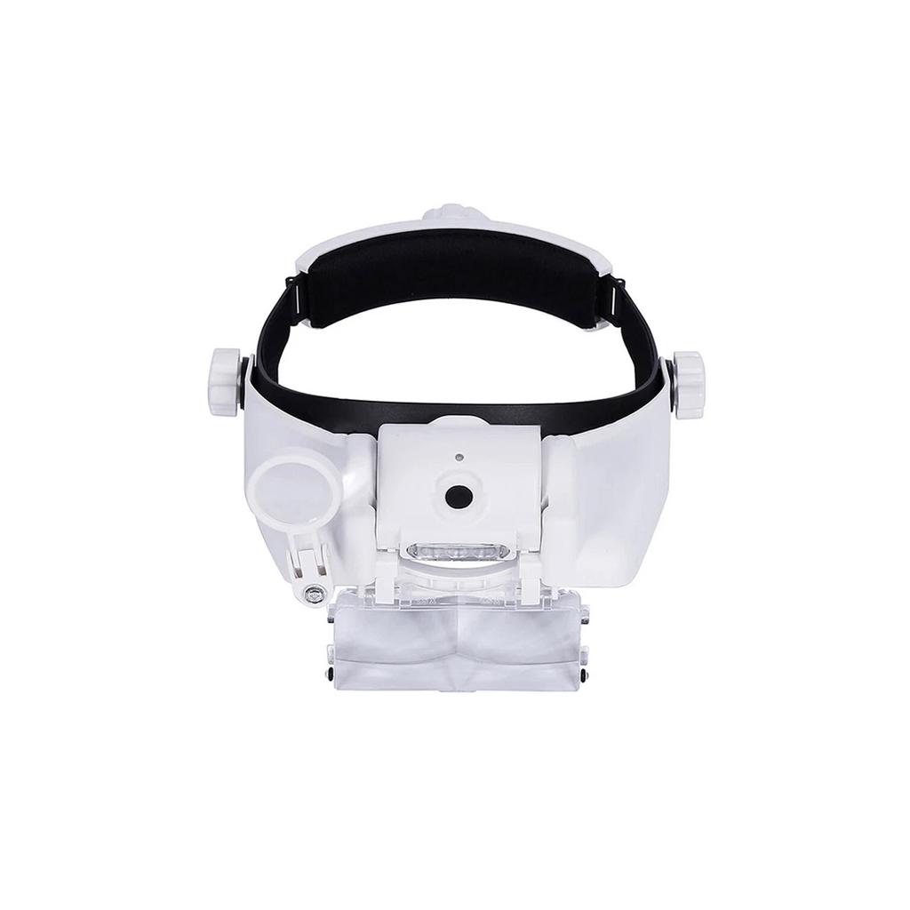 Professional Headband With 3 LED Light Jeweler Magnifier Magnifying Glass Loupe