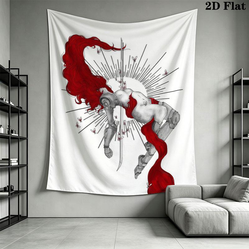 Malenia Rot Wall Hanging Printed Fabric Blanket Decorative Tapestries for Bedroom Living Room Home Decor