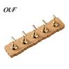 Wooden Nail Art Base Practice Stand with Base, Magnetic Press-on Holder for Painting Nails, False Display Home Salon