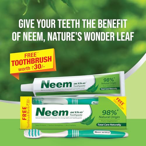 Neem Active Toothpaste (Natural Protection for Strong Teeth & Healthy Gums) by Henkel