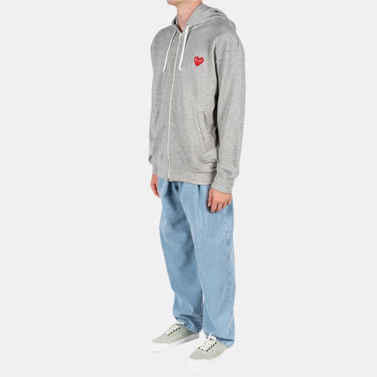 Sudadera con capucha CDG Play para hombre, cárdigan moderado AZ-T250-051-051