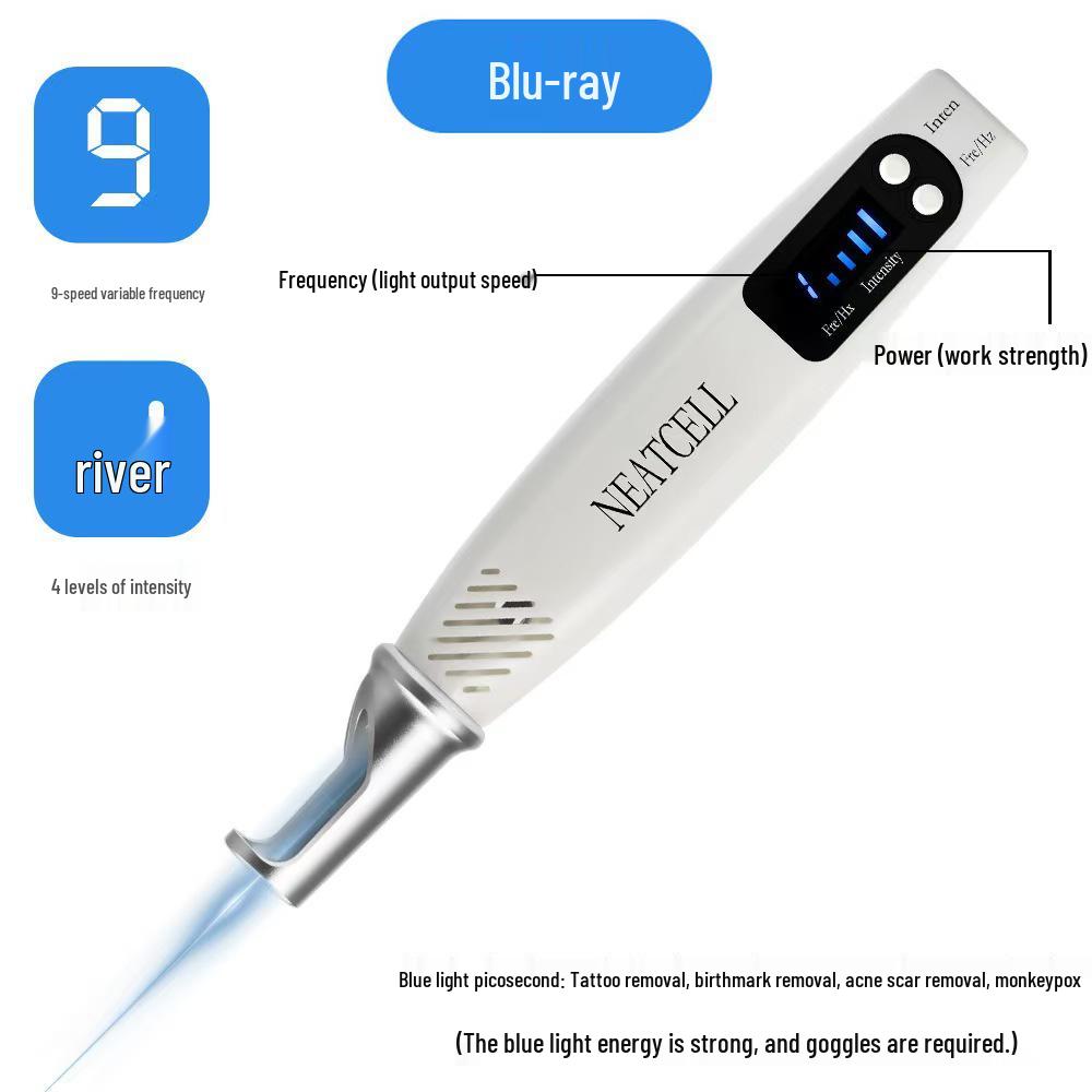 PicoSecond Laser Beauty Device for Spot, Freckle, Mole, Tattoo Removal, & Non-Invasive Brow Wash