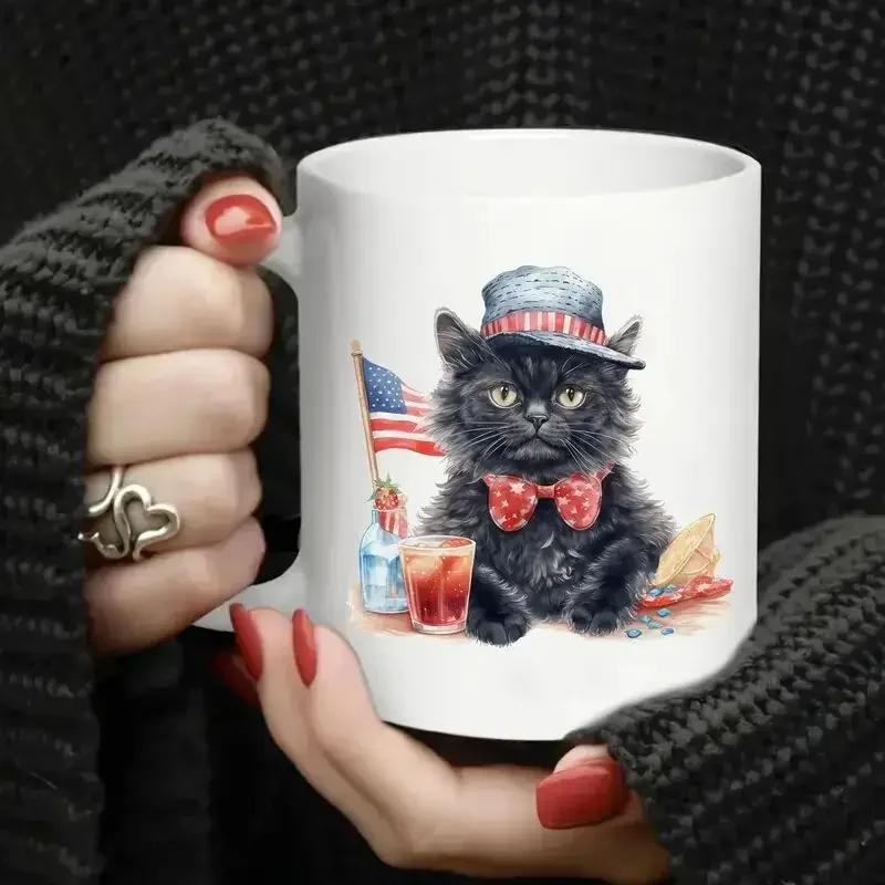 

Кружка Fox Большая керамическая чашка О ради Бога Милый мультяшный Красивая идея Подарки на день рождения Рождественский подарок Милые животные Декор Чашка 301-400ml