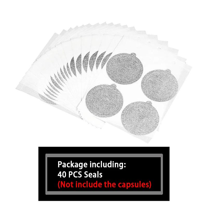 

Refill Coffee Capsules or Foil Seal Lids Stainless Steel Refillable Coffee Filters Cup Compatible with Nespresso
