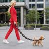 Small Dog Leash Giant Chain Leash Lightweight Plastic Pet Looks Like Yorkie Iron Chain Stylish Big for Dogs Photo Props Durable