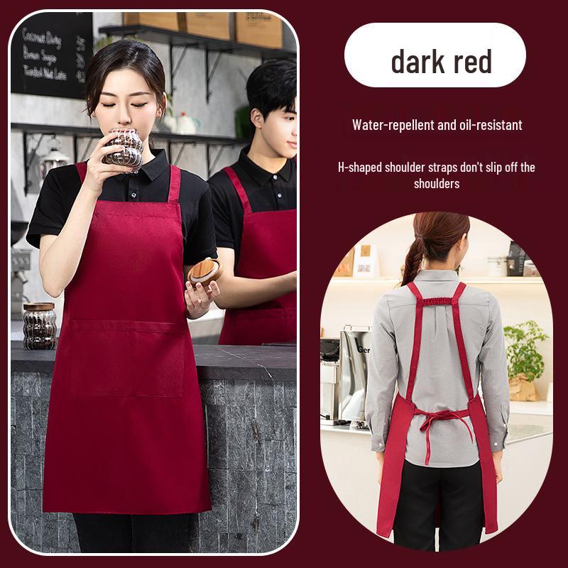 Joyful Red Wedding Apron: Waterproof & Oil-proof with Double Happiness Character