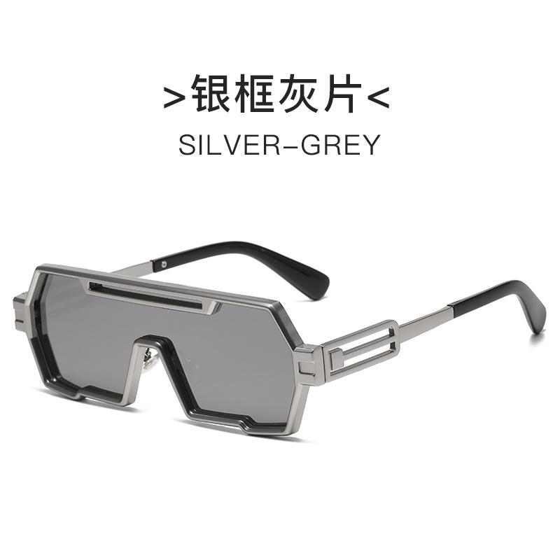 Ανδρικά γυαλιά ηλίου Punk, Ολόσωμα γυαλιά ηλίου Punk για γυναίκες, ρετρό υπερμεγέθη τετράγωνα γυαλιά, μεγάλος σκελετός, σκίαση ήλιου