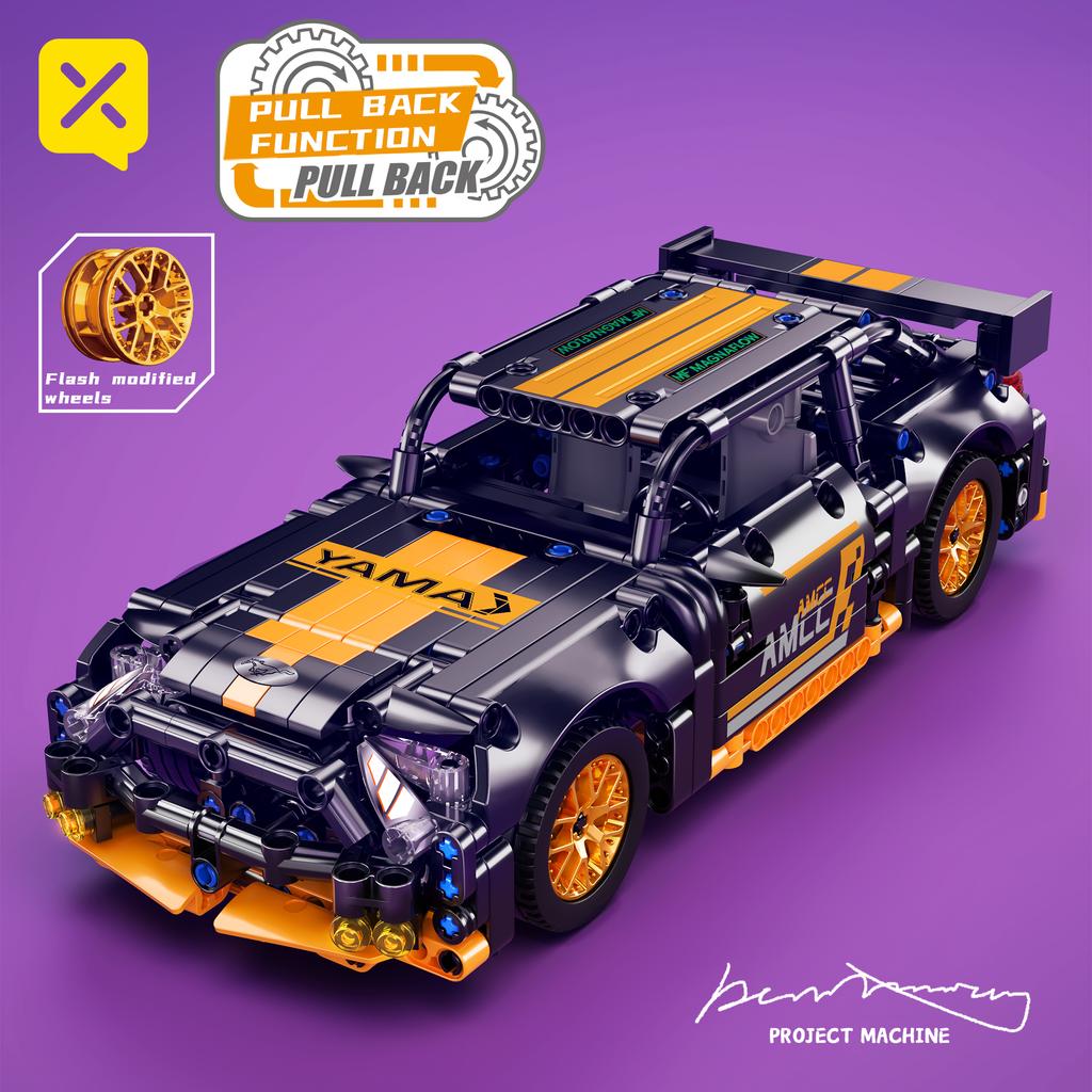 ToylinX 1:18 Blocchi da Costruzione Supercar Modello Giocattoli Età 14+ Blocchi da Costruzione Giocattolo Assemblabile Auto Regalo di Natale per Adulti Senza Scatola