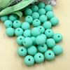 Home Party Supplies 150-15Pcs Round Acrylic Loose Beads Jewelry Accessories Fashion 8-16mm Solid Color DIY Materials Bracelet Necklace Making